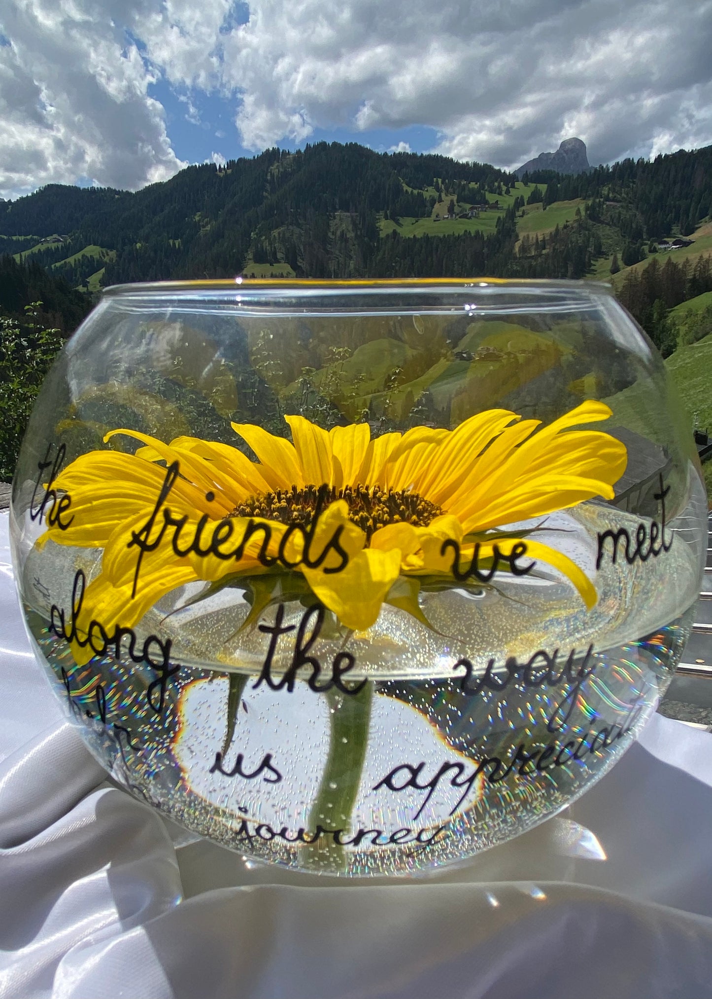 Vaso in vetro Globe
